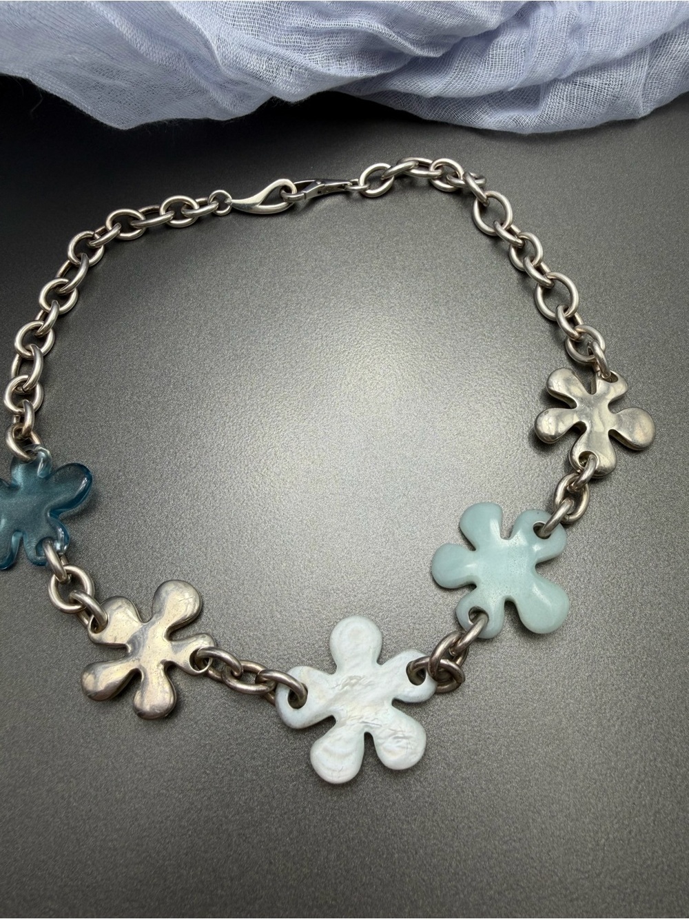 Vintage Sterling Silver Carolee Necklace #4STN